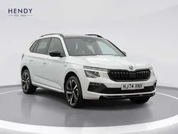 Moon white metallic Used 2024 Skoda Kamiq Monte Carlo SUV | £23,799