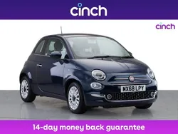 Blue Used 2018 Fiat 500 Lounge Hatchback | £7,599 (Fair price)