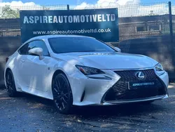 White Used 2016 Lexus RC300h Sport Line Coupe | £15,995 (Fair price)