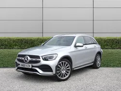 Silver Used 2019 Mercedes GLC220 AMG Line Premium | £18,990 (Fair price)