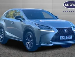 Silver Used 2016 Lexus NX300h Sport Line SUV | £16,139 (Fair price)