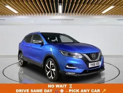 Blue Used 2018 Nissan Qashqai S SUV | £11,549 (Fair price)