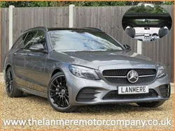 Selenite grey Used 2021 Mercedes C200 AMG line Estate | £27,450 (Expensive)