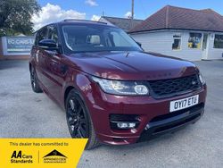 Red Used 2017 Land Rover Range Rover Sport Autobiography Dynamic SUV | £18,990 (A bit pricey)