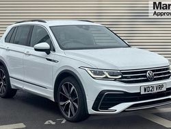 White Used 2021 VW Tiguan R-line SUV | £22,256 (Fair price)
