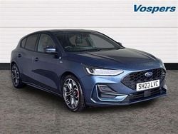 Blue Used 2023 Ford Focus ST-Line X Hatchback | £18,145 (Fair price)