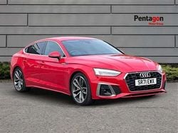 Red Used 2021 Audi A5 S-Line Coupe | £25,195 (Fair price)