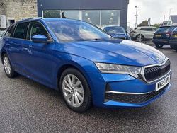 Race blue metallic Used 2025 Skoda Octavia SE L Estate | £27,995 (Expensive)