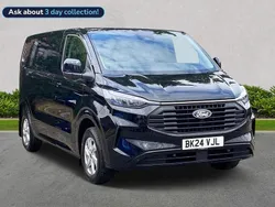 Black Used 2024 Ford Transit Custom Limited Van | £23,250 (Good price)