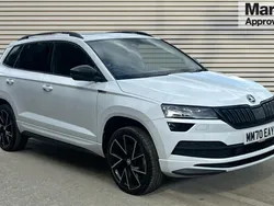 White Used 2020 Skoda Karoq SportLine SUV | £21,636 (Expensive)