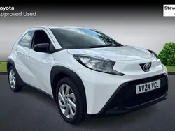 White Used 2024 Toyota Aygo PURE Hatchback | £12,995 (Fair price)