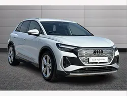 White Used 2024 Audi Q4 e-tron S-Line SUV | £32,990 (Super price)