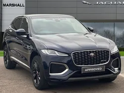 Metallic portofino blue Used 2021 Jaguar F-Pace R-Dynamic SUV | £30,207 (Fair price)