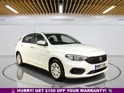 White Used 2017 Fiat Tipo Easy Hatchback | £5,899 (Fair price)