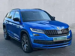 Blue Used 2021 Skoda Kodiaq SportLine SUV | £30,350 (Fair price)