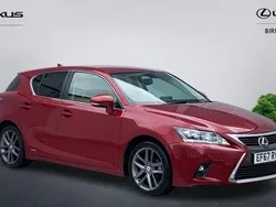 Red Used 2017 Lexus CT200h Estate | £14,999 (Expensive)