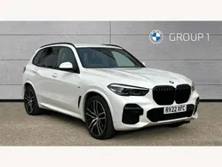 White Used 2022 BMW X5 M Sport SUV | £42,995 (Good price)