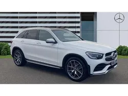 White Used 2020 Mercedes GLC300 AMG Line Premium SUV | £29,200 (Fair price)