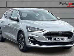 Silver Used 2022 Ford Focus Titanium Hatchback | £16,495 (Expensive)