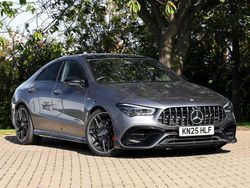 Grey Used 2025 Mercedes CLA45 AMG Coupe | £55,998 (Expensive)