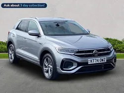 Silver Used 2025 VW T-Roc R-line SUV | £28,199 (Fair price)