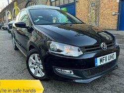 Black Used 2011 VW Polo SE Hatchback | £6,690 (A bit pricey)