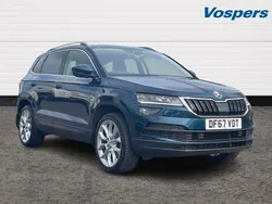 Blue Used 2018 Skoda Karoq SUV | £18,690 (A bit pricey)