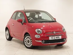 Red Used 2021 Fiat 500 Dolcevita Hatchback | £8,798 (Fair price)