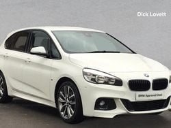 White Used 2015 BMW 218 Active Tourer M Sport MPV | £12,495 (Fair price)
