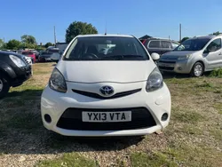 White Used 2013 Toyota Aygo Hatchback | £2,695 (Fair price)