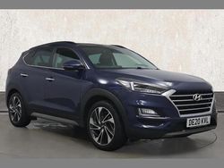 Blue Used 2020 Hyundai Tucson Premium SE SUV | £19,991 (Fair price)