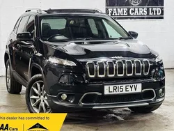 Black Used 2015 Jeep Cherokee Limited SUV | £6,800 (Fair price)