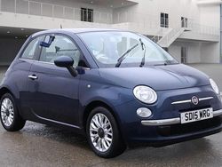 Blue Used 2015 Fiat 500 Lounge Hatchback | £4,295 (Good price)