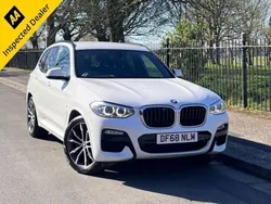 White Used 2019 BMW X3 M Sport SUV | £17,495 (Fair price)