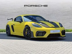 Yellow Used 2024 Porsche Cayman GT4 Coupe | £139,990 (A bit pricey)