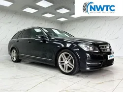 Black Used 2013 Mercedes C200 AMG Estate | £3,295 (Super price)
