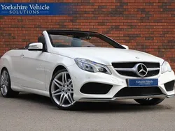 White Used 2016 Mercedes E200 AMG Line Premium Cabriolet | £14,989