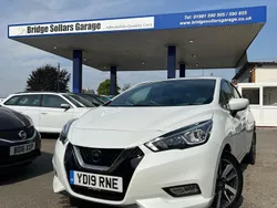 White Used 2019 Nissan Micra N-Connecta Hatchback | £8,650 (Fair price)