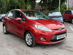 Red Used 2009 Ford Fiesta Zetec Hatchback | £5,995 (A bit pricey)