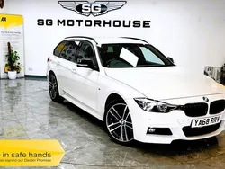 White Used 2018 BMW 320 M Sport Estate | £16,895 (Fair price)