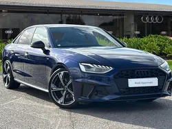 Blue Used 2022 Audi A4 Black Edition Sedan | £21,690 (Fair price)