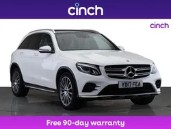 White Used 2017 Mercedes GLC220 AMG Line Premium SUV | £17,999 (A bit pricey)