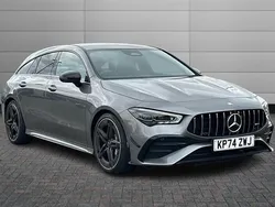 Grey Used 2024 Mercedes CLA35 AMG Premium Plus Estate | £40,095 (Expensive)