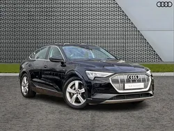 Black Used 2023 Audi e-tron Sportback Advanced SUV | £34,999