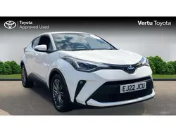 White Used 2022 Toyota C-HR SUV | £20,235 (Fair price)