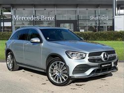 Silver Used 2022 Mercedes GLC220 AMG Line Premium SUV | £31,385 (Fair price)