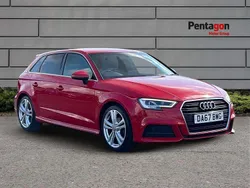 Red Used 2017 Audi A3 S-Line Hatchback | £12,295 (Fair price)