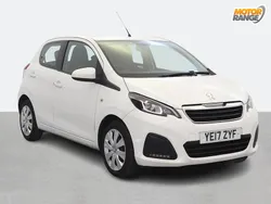 White Used 2017 Peugeot 108 Active Hatchback | £5,295 (Fair price)
