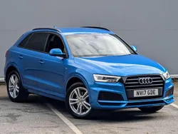Blue Used 2017 Audi Q3 S-Line SUV | £13,495 (Fair price)