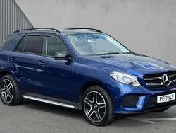 Blue Used 2017 Mercedes GLE250 AMG line SUV | £20,499 (Fair price)